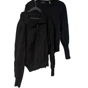 Chic Black Sweater Duo s